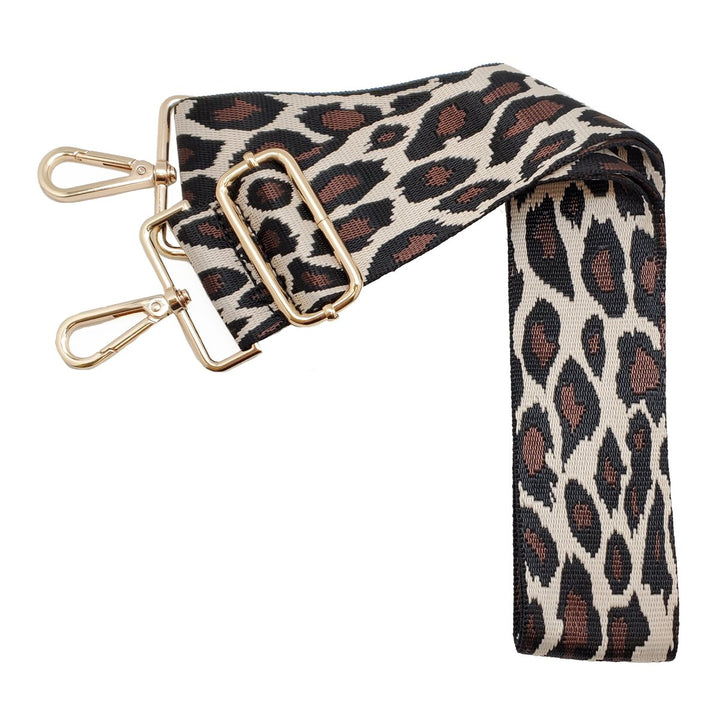 ANIMAL PRINT CANVAS PURSE STRAP - Kingfisher Road - Online Boutique