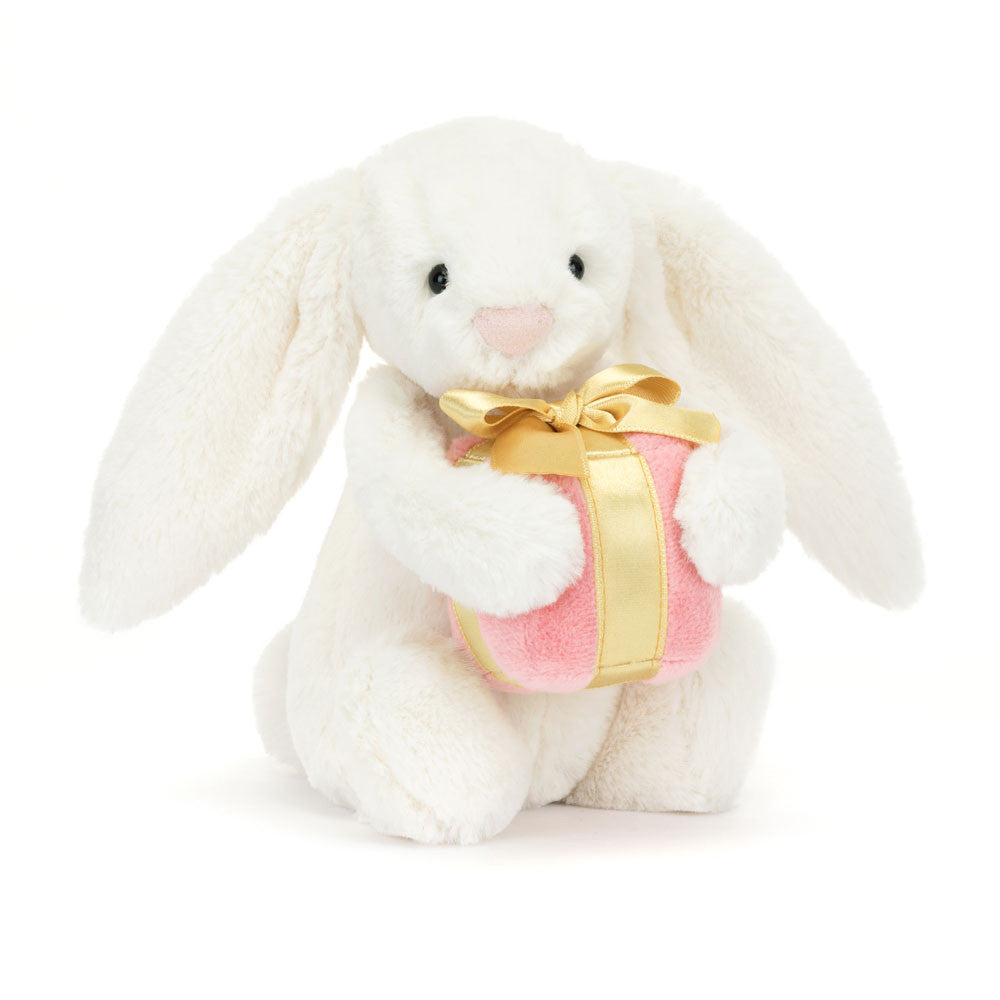 BASHFUL BUNNY WITH PRESENT LITTLE - Kingfisher Road - Online Boutique
