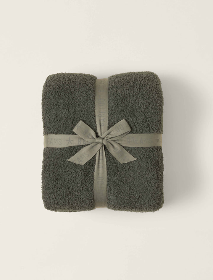 COZYCHIC COLOR BLOCK THROW-KHAKI GREEN