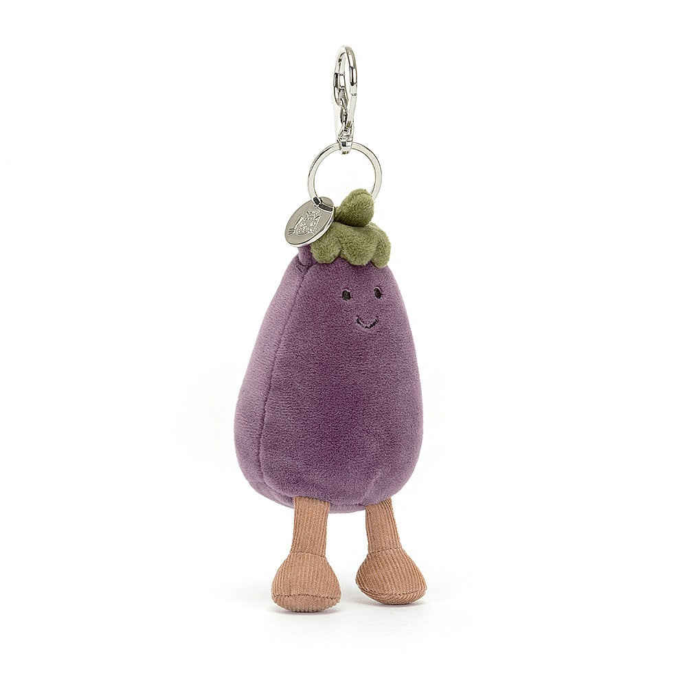 VIVACIOUS EGGPLANT BAG CHARM - Kingfisher Road - Online Boutique