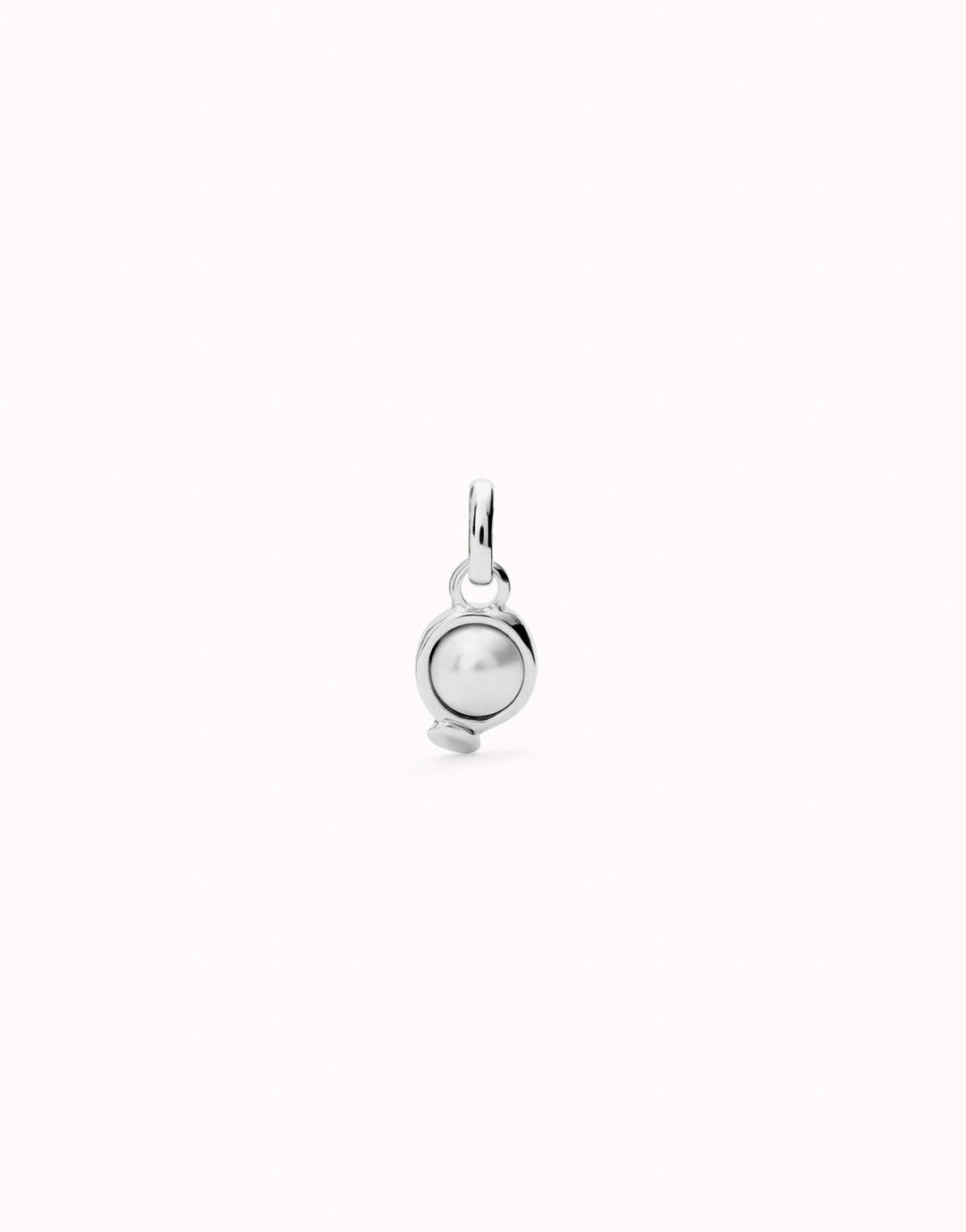 CIRCULAR PEARL CABACHON CHARM-SILVER - Kingfisher Road - Online Boutique