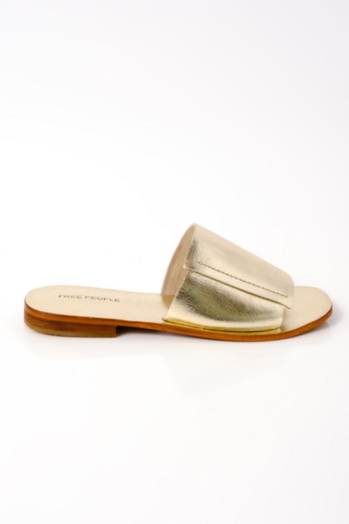 VERONA SLIDE SANDAL-GOLD - Kingfisher Road - Online Boutique