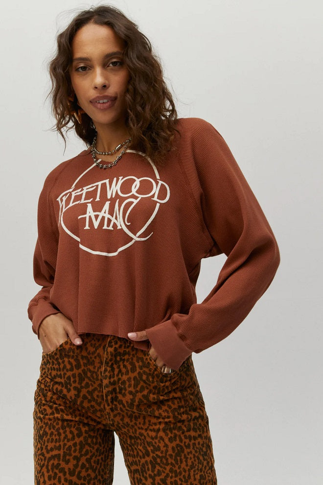 FLEETWEOOD MAC LONG SLEEVE THERMAL-SABLE - Kingfisher Road - Online Boutique