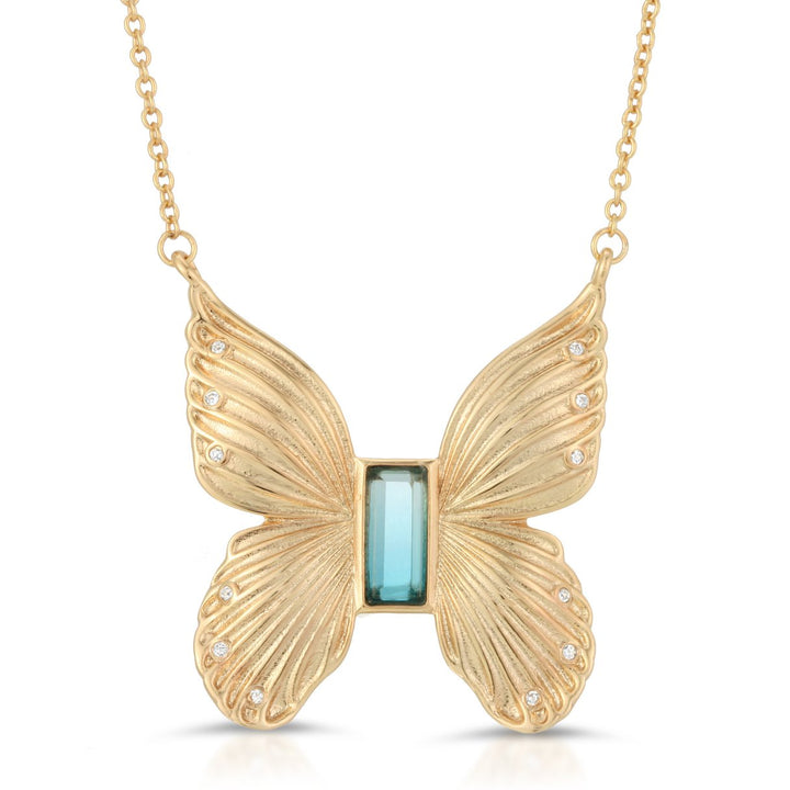 BUTTERFLY NECKLACE - Kingfisher Road - Online Boutique
