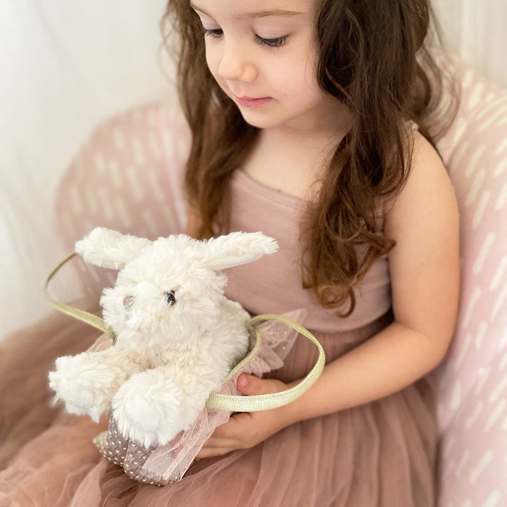 SUGAR MALTESE PUPPY PLUSH TOY AND PURSE SET - Kingfisher Road - Online Boutique