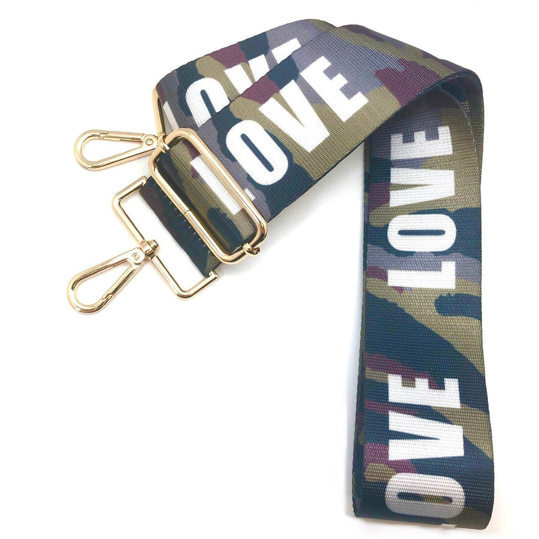 ROCK&ROLL CANVAS PURSE STRAP - Kingfisher Road - Online Boutique