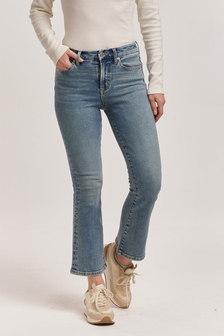 JEANNE CROPPED HI-RISE JEAN-ANTIQUE WASH - Kingfisher Road - Online Boutique