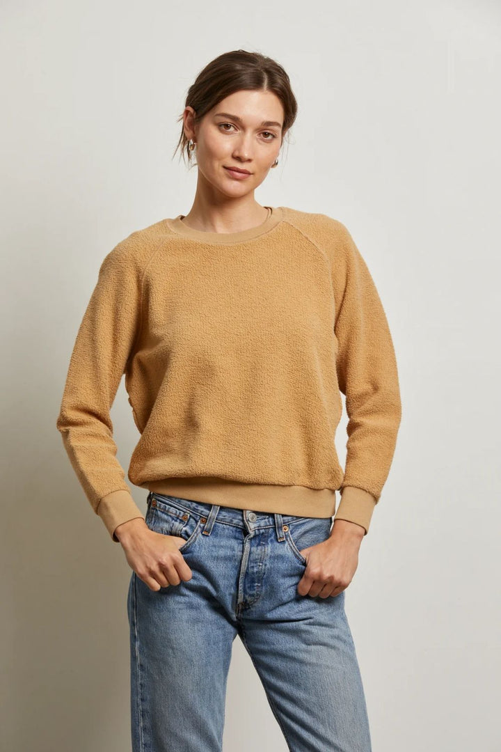 ZIGGY INSIDE OUT CREWNECK SWEATSHIRT-SUEDE - Kingfisher Road - Online Boutique