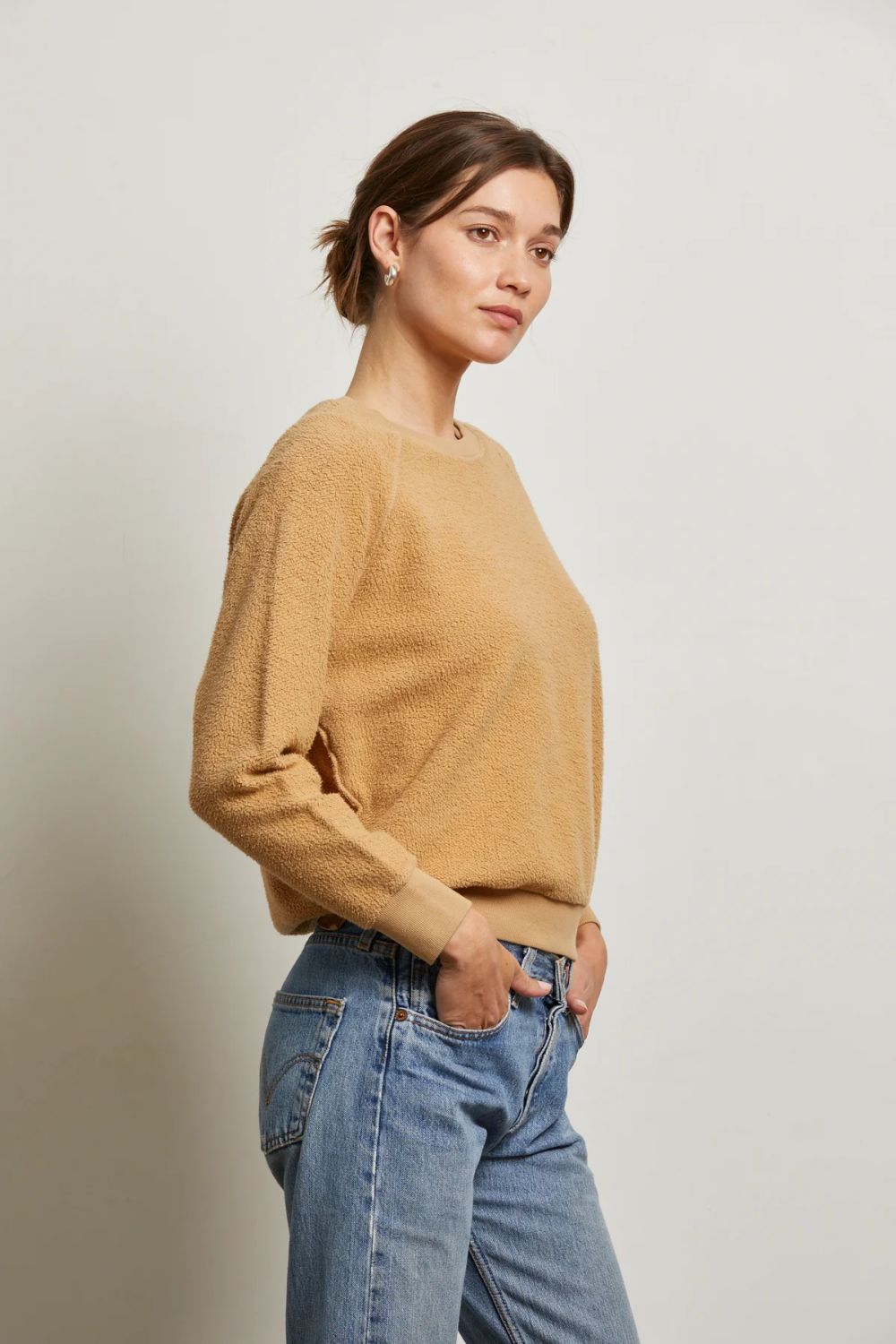 ZIGGY INSIDE OUT CREWNECK SWEATSHIRT-SUEDE - Kingfisher Road - Online Boutique