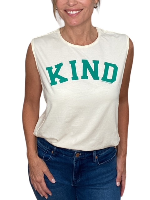 KIND MUSCLE TEE-CREAM