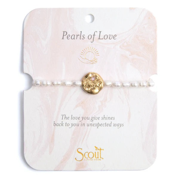 PEARL AFFIRMATION BRACELET-GOLD