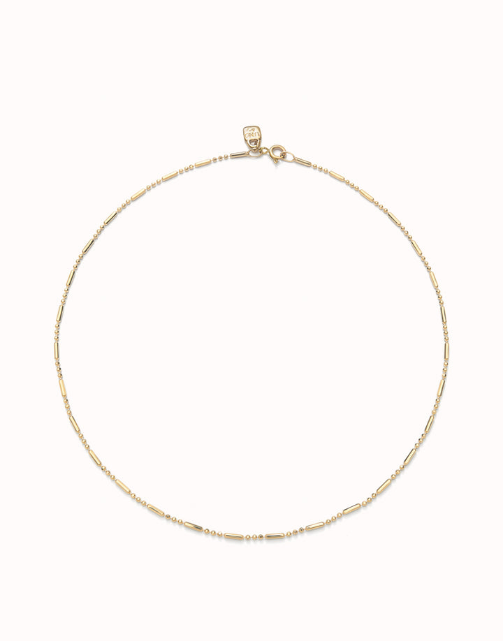 BAR/BALL CHAIN NECKLACE 20.5"-GOLD - Kingfisher Road - Online Boutique