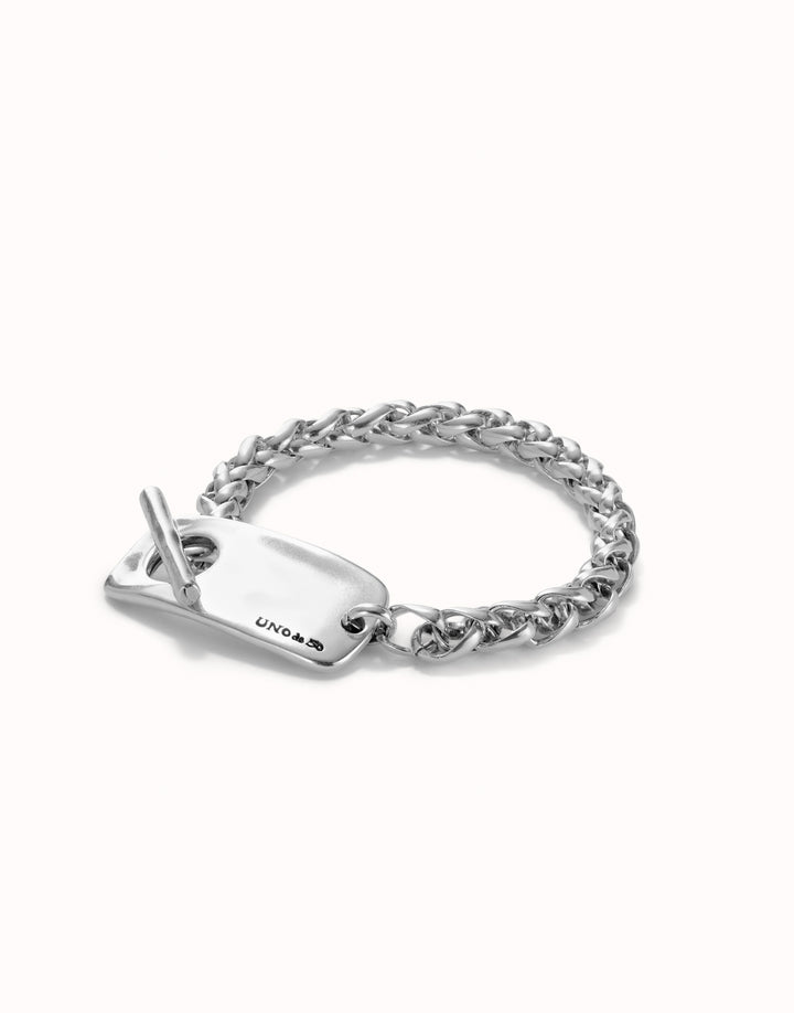 MODERN ID TAG BRACELET-SILVER - Kingfisher Road - Online Boutique