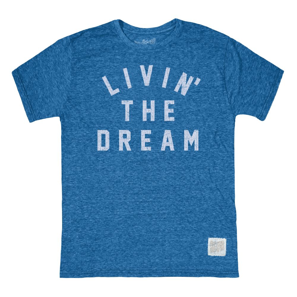 LIVING THE DREAM TEE-ROYAL - Kingfisher Road - Online Boutique