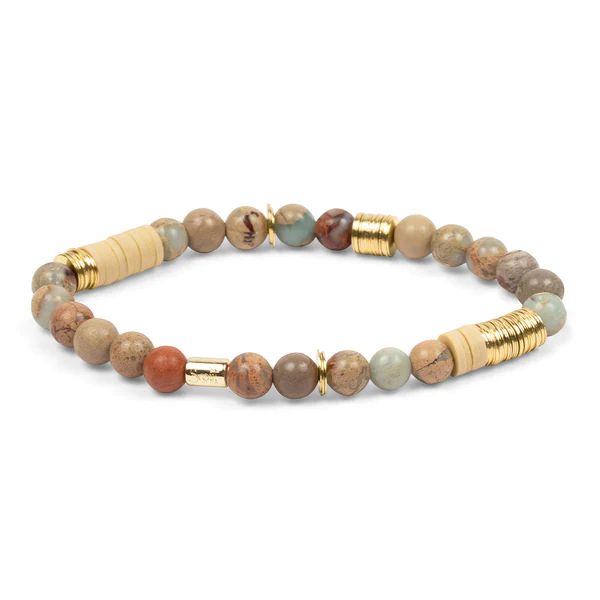 INTERMIX STONE STACKING BACELET GOLD - Kingfisher Road - Online Boutique