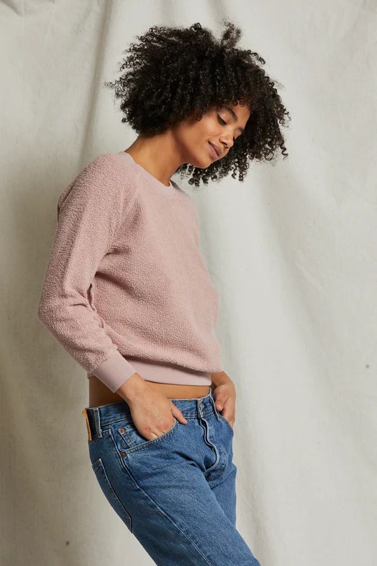 ZIGGY INSIDE OUT CREWNECK SWEATSHIRT-MAUVE