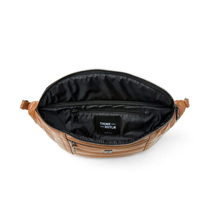 SISTER SLING BAG-DARK NUDE PATENT - Kingfisher Road - Online Boutique