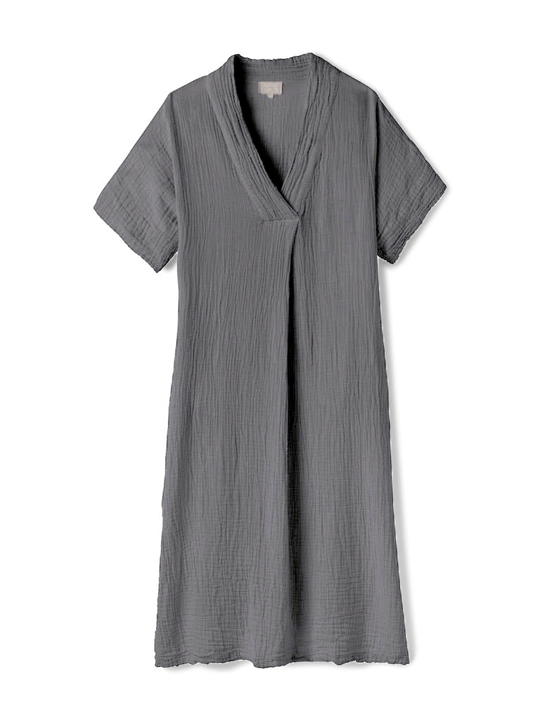 CHARCOAL TULUM DRESS - Kingfisher Road - Online Boutique