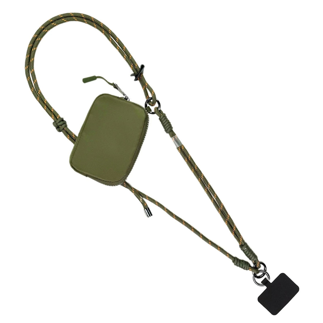 ACTIVE CROSSBODY W/ POUCH TWIN ROPE-OLIVE - Kingfisher Road - Online Boutique