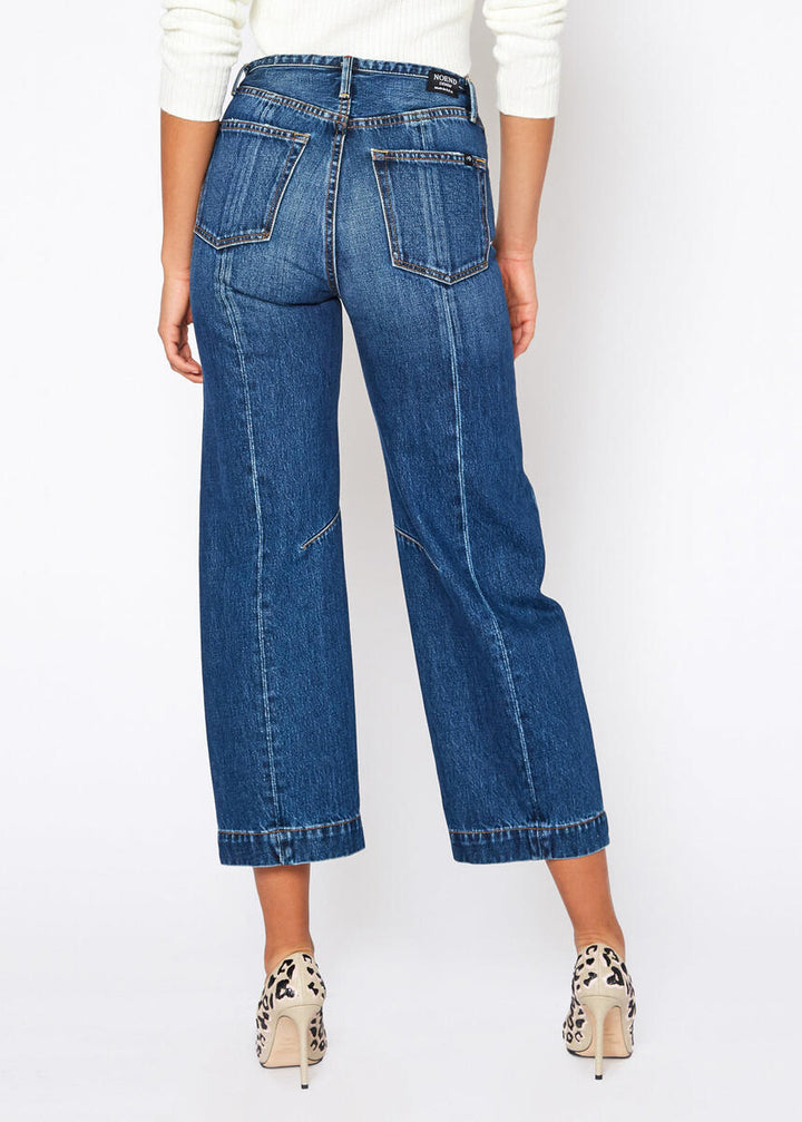 QUEEN WIDE LEG CROP DENIM-COLORADO - Kingfisher Road - Online Boutique