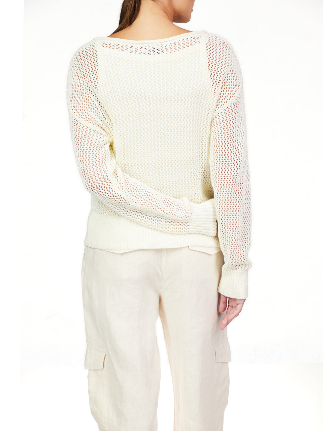 OPEN KNIT SWEATER-BIRCH - Kingfisher Road - Online Boutique