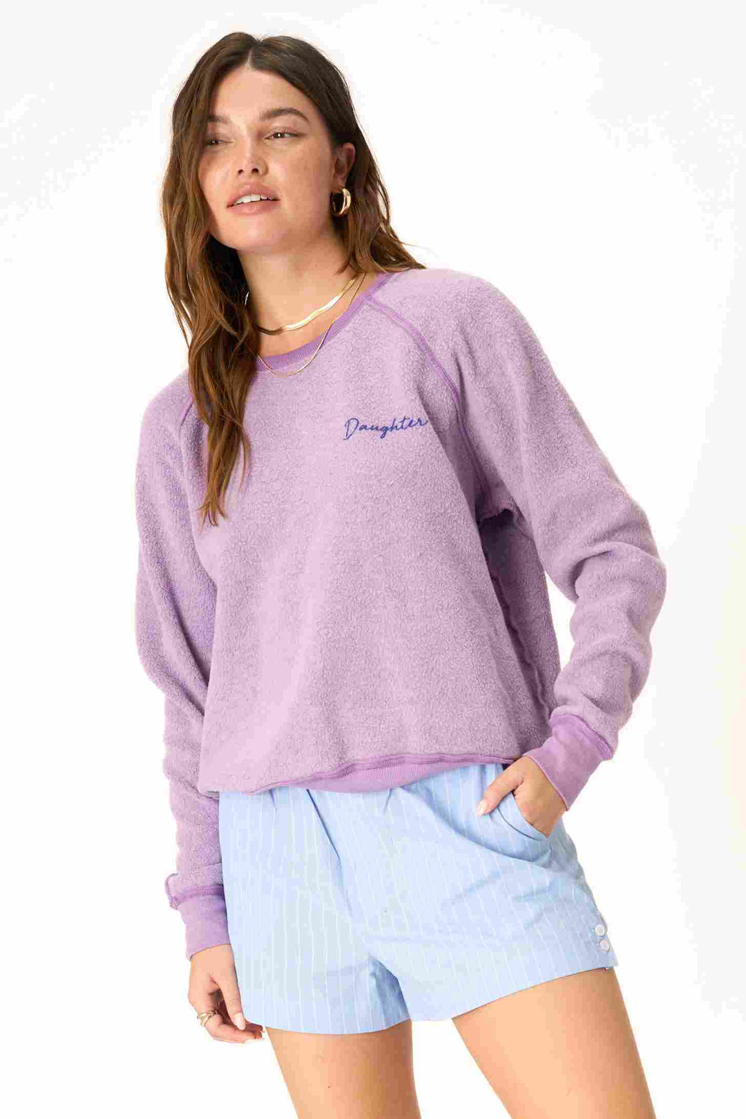 MOMMY/DAUGHTER REVERSIBLE SWEATSHIRT-BLOOMING LILAC - Kingfisher Road - Online Boutique