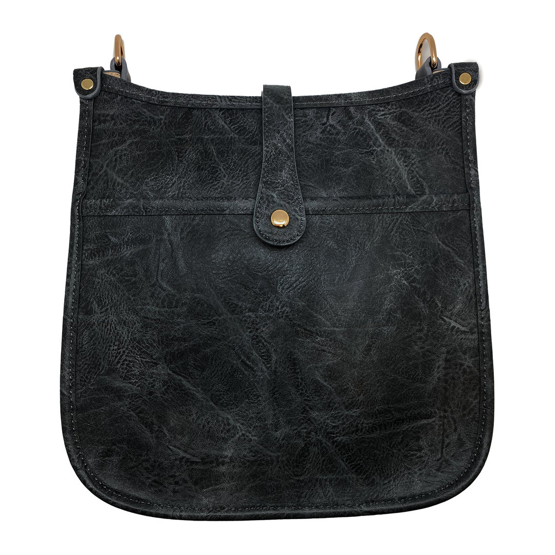 DISTRESSED CORBYN VEGAN MESSENGER BAG - Kingfisher Road - Online Boutique