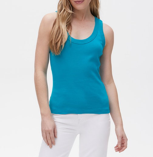 NELLY SCOOP NECK TANK - TIDAL - Kingfisher Road - Online Boutique