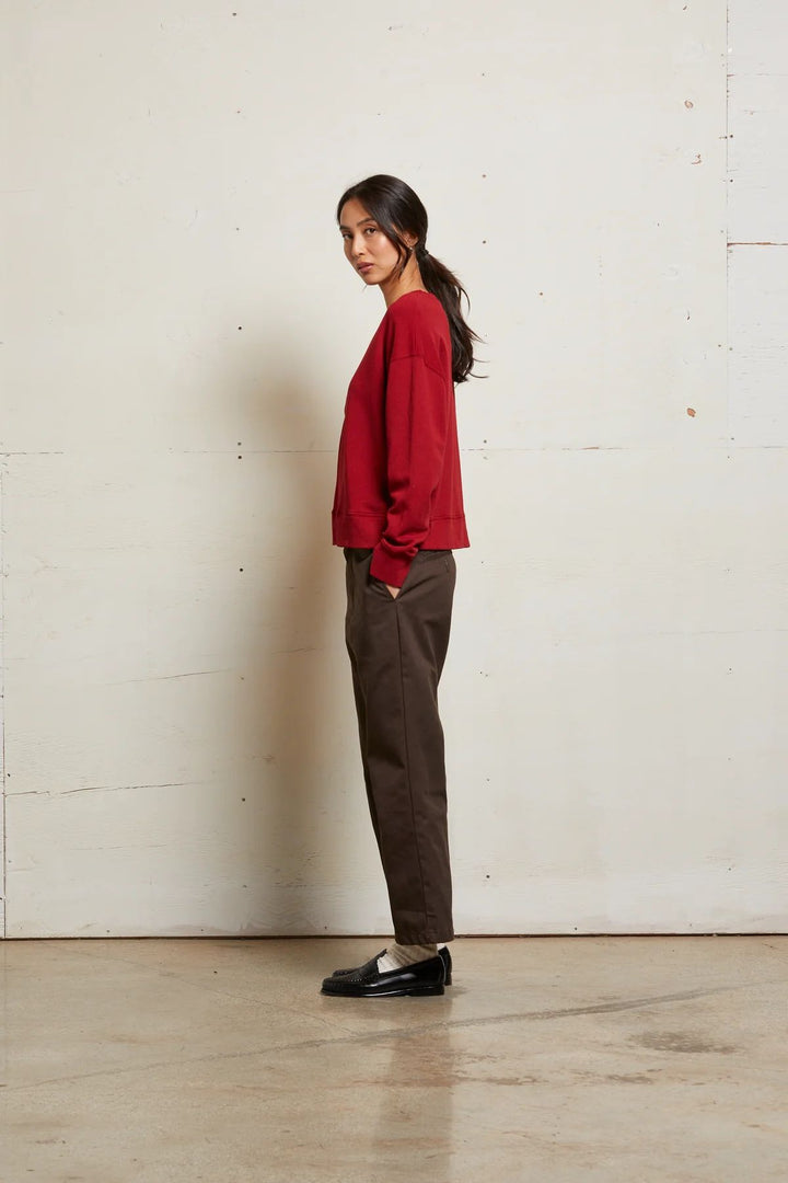 TYLER PULLOVER SWEATSHIRT-MAPLE - Kingfisher Road - Online Boutique