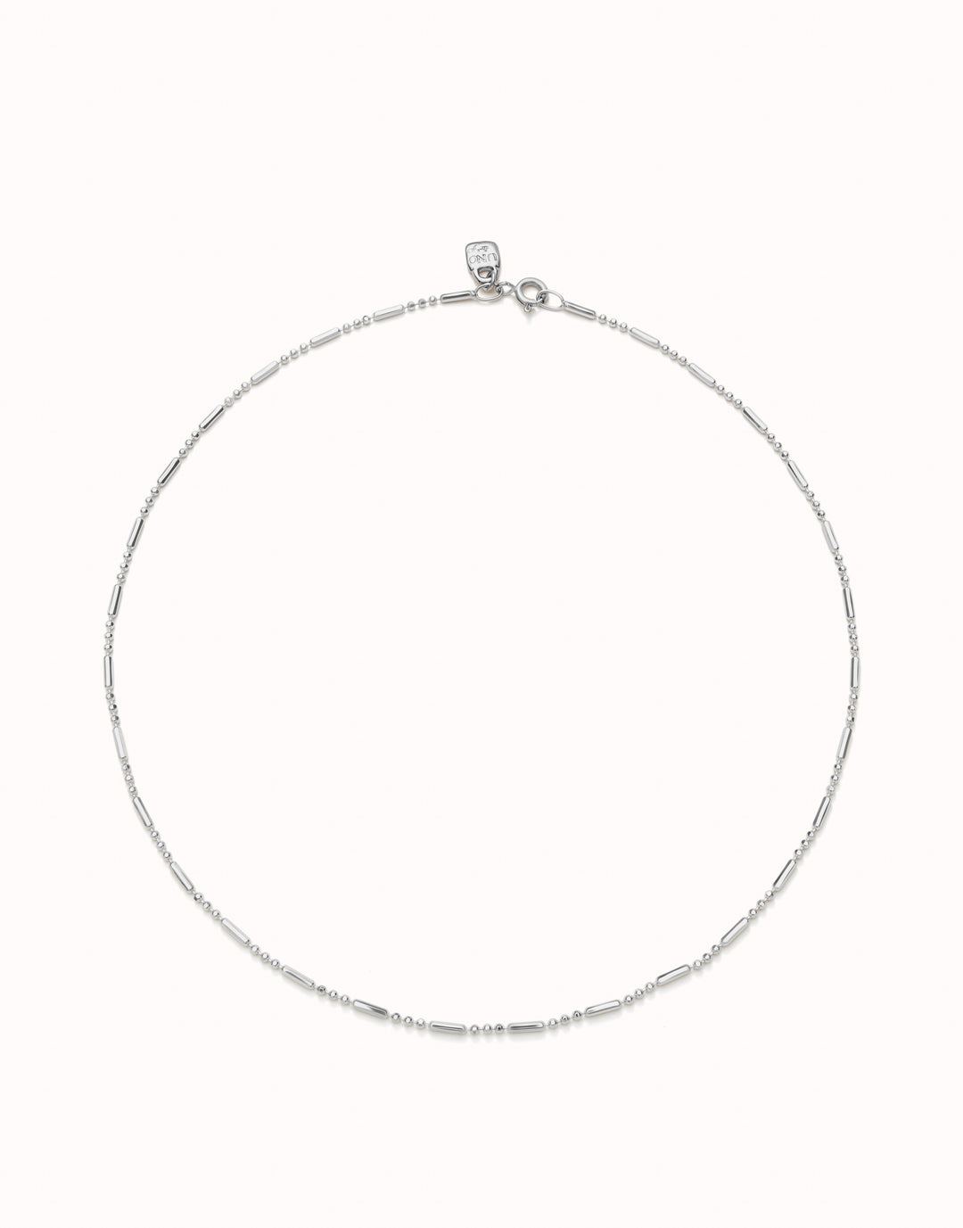 BAR/BALL CHAIN NECKLACE 20.5"-SILVER - Kingfisher Road - Online Boutique