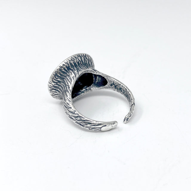 COMPASS RING-SILVER