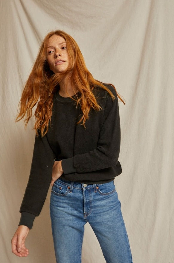 ZIGGY INSIDE OUT CREWNECK SWEATSHIRT-VINTAGE BLACK - Kingfisher Road - Online Boutique