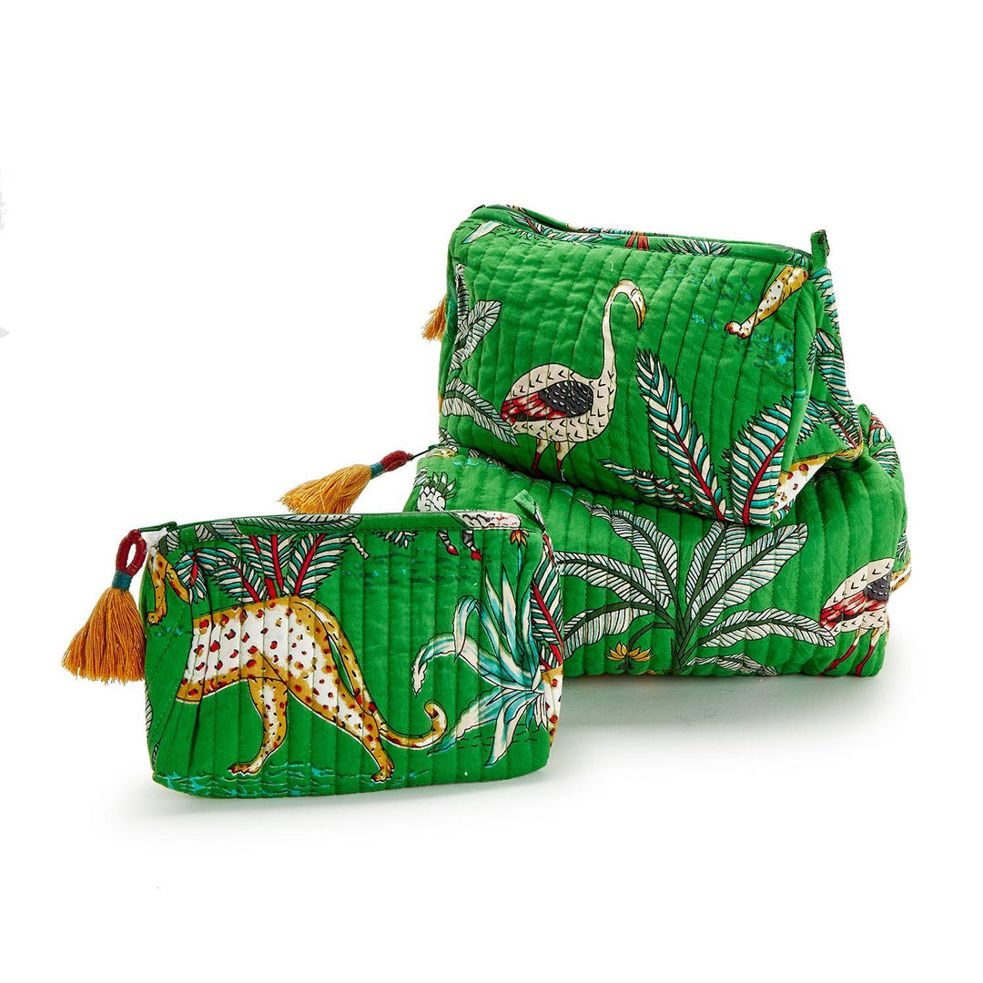 SMALL HAPPY TROPICAL ISLAND POUCH