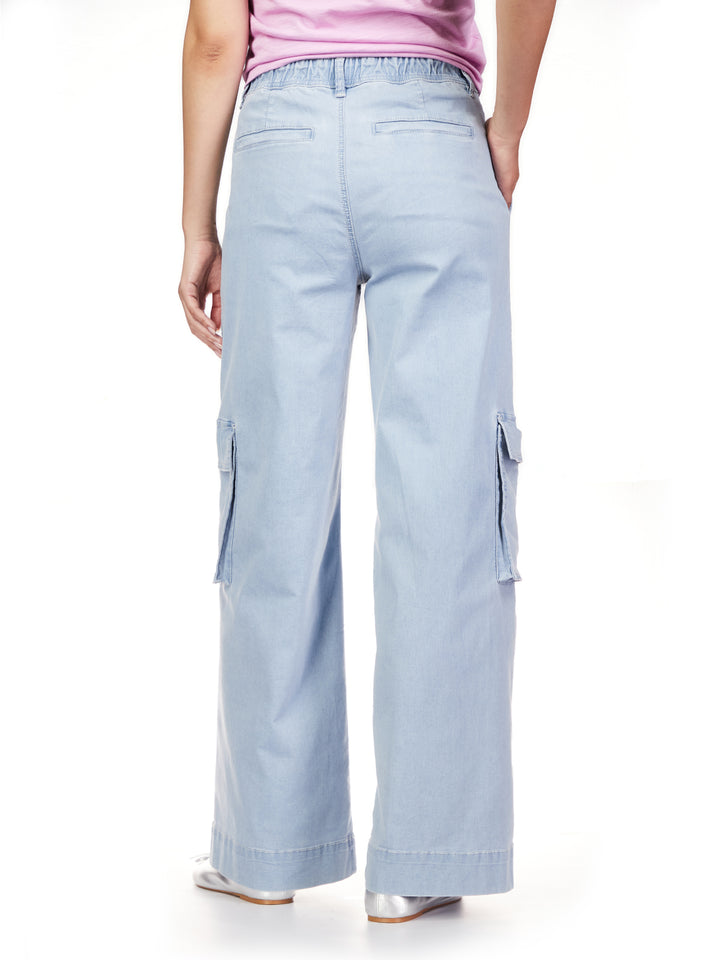 SUNSET DENIM PANT-PALE BLUE - Kingfisher Road - Online Boutique