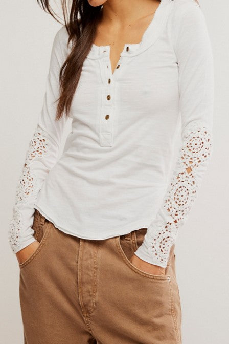 OUR SONG HENLEY CUFF-IVORY - Kingfisher Road - Online Boutique