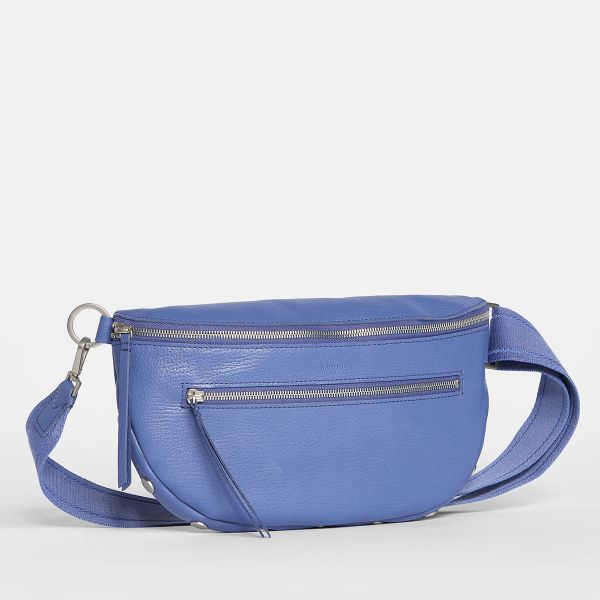 CHARLES CROSSBODY LARGE-BUNGALOW BLUE/SILVER