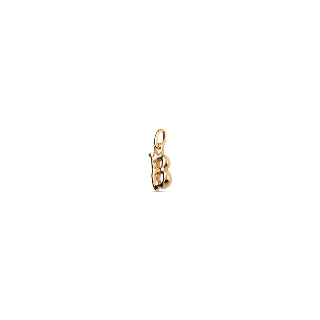 TINY "B" INITIAL CHARM-GOLD - Kingfisher Road - Online Boutique