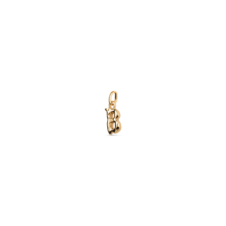 TINY "B" INITIAL CHARM-GOLD - Kingfisher Road - Online Boutique