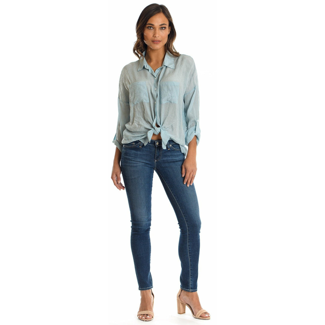 CHAMBRAY CRINKLE KENNEDY - Kingfisher Road - Online Boutique