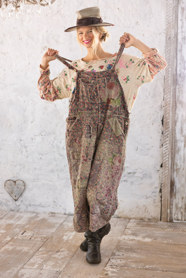 BENJAMIN WIDE LEG OVERALLS-FRUIT MARKET - Kingfisher Road - Online Boutique