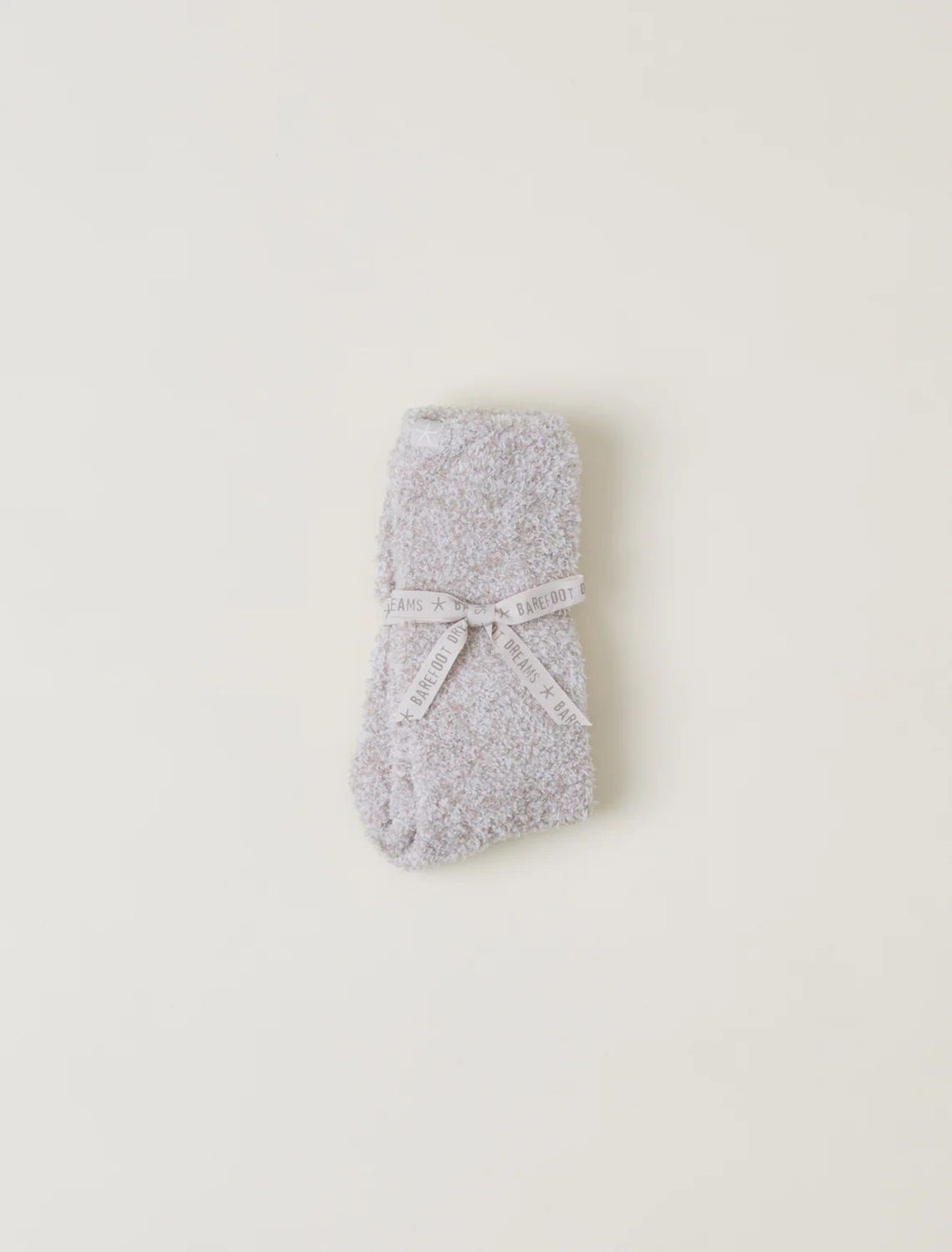 COZYCHIC HEATHERED SOCKS-STONE WHITE