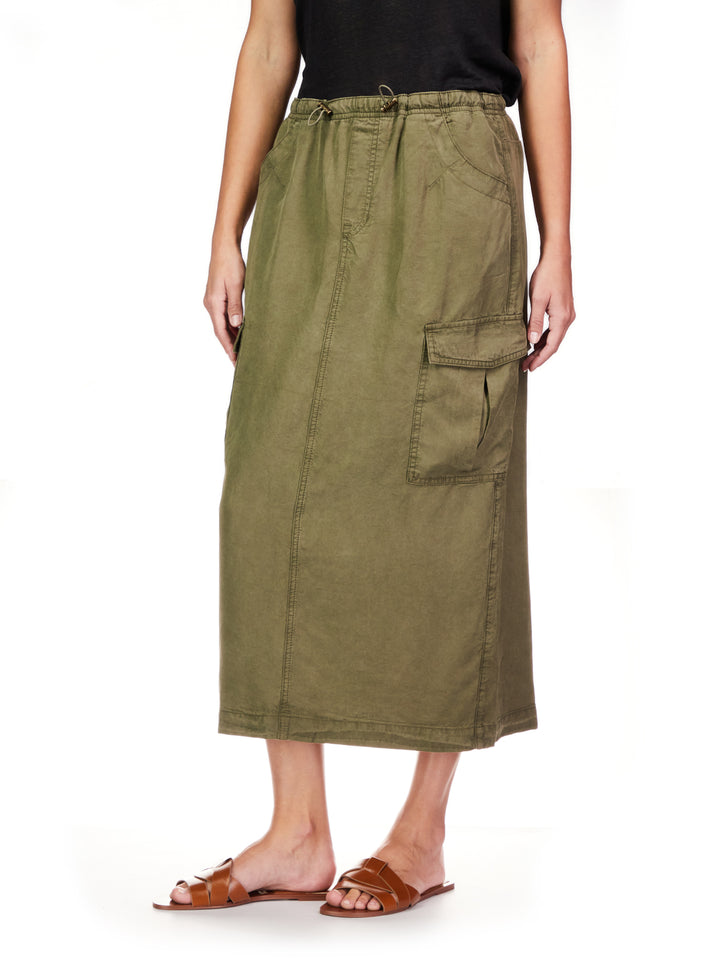 PARACHUTE SKIRT-BURNT OLIVE - Kingfisher Road - Online Boutique