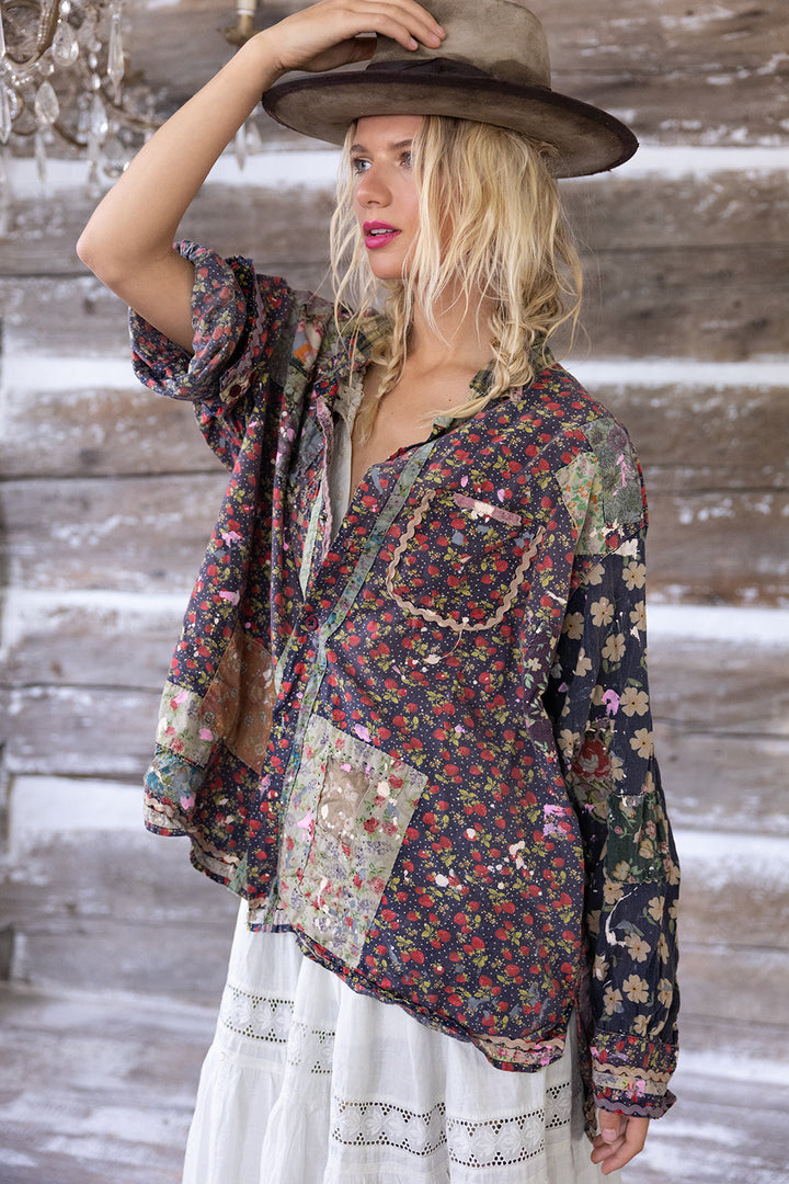 PATCHWORK ADISON WORKSHIRT-BIG CRUSH - Kingfisher Road - Online Boutique