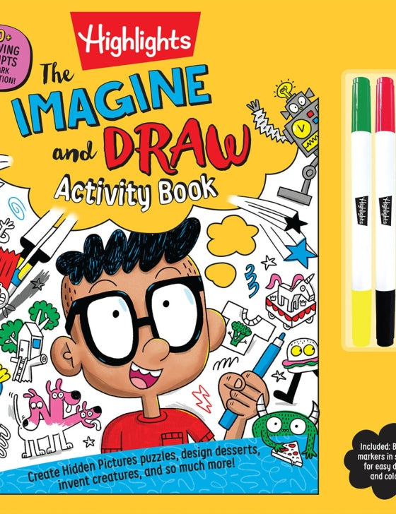 IMAGINE AND DRAW ACTIVITY BOOK - Kingfisher Road - Online Boutique