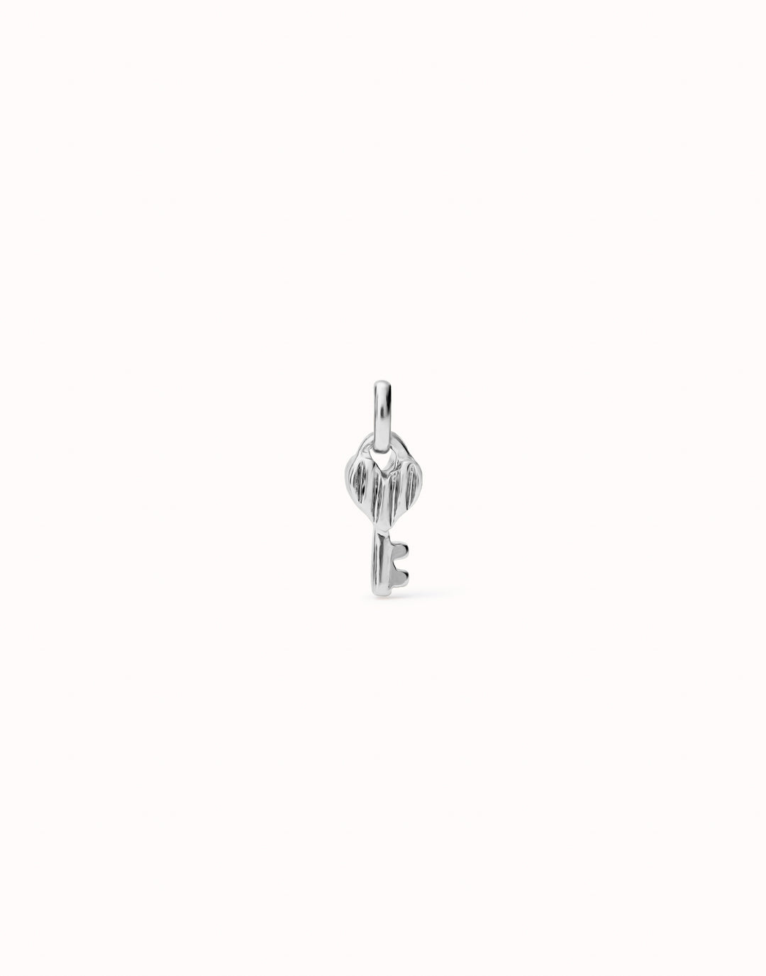 KEY HEART CHARM-SILVER - Kingfisher Road - Online Boutique