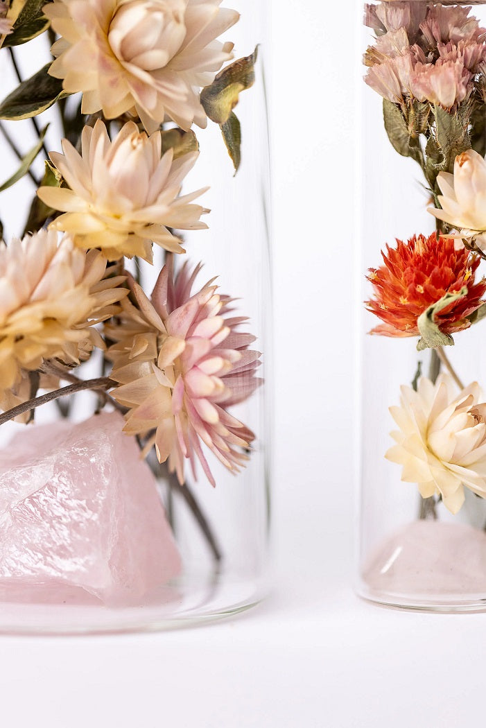 LARGE EARTH VESSEL-ROSE QUARTZ - Kingfisher Road - Online Boutique