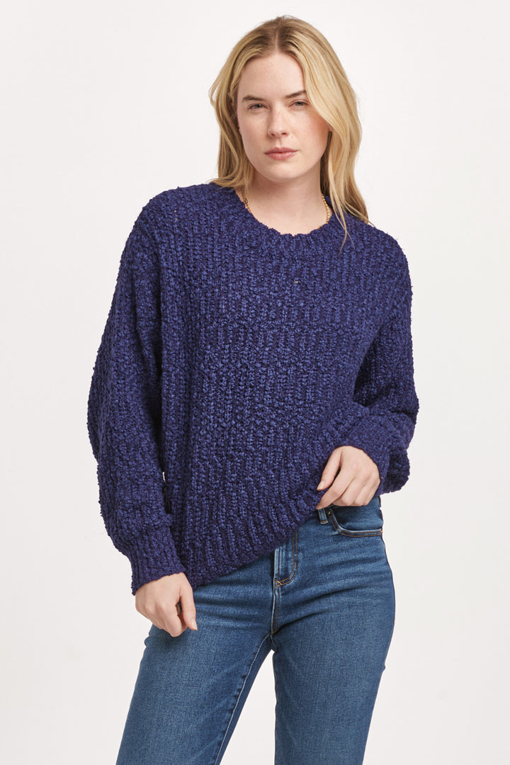 FANTINE OVERSIZED SWEATER-SKIPPER BLUE