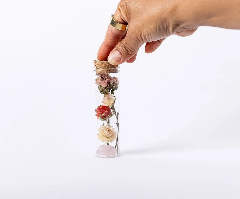 MINI EARTH VESSEL-ROSE QUARTZ - Kingfisher Road - Online Boutique