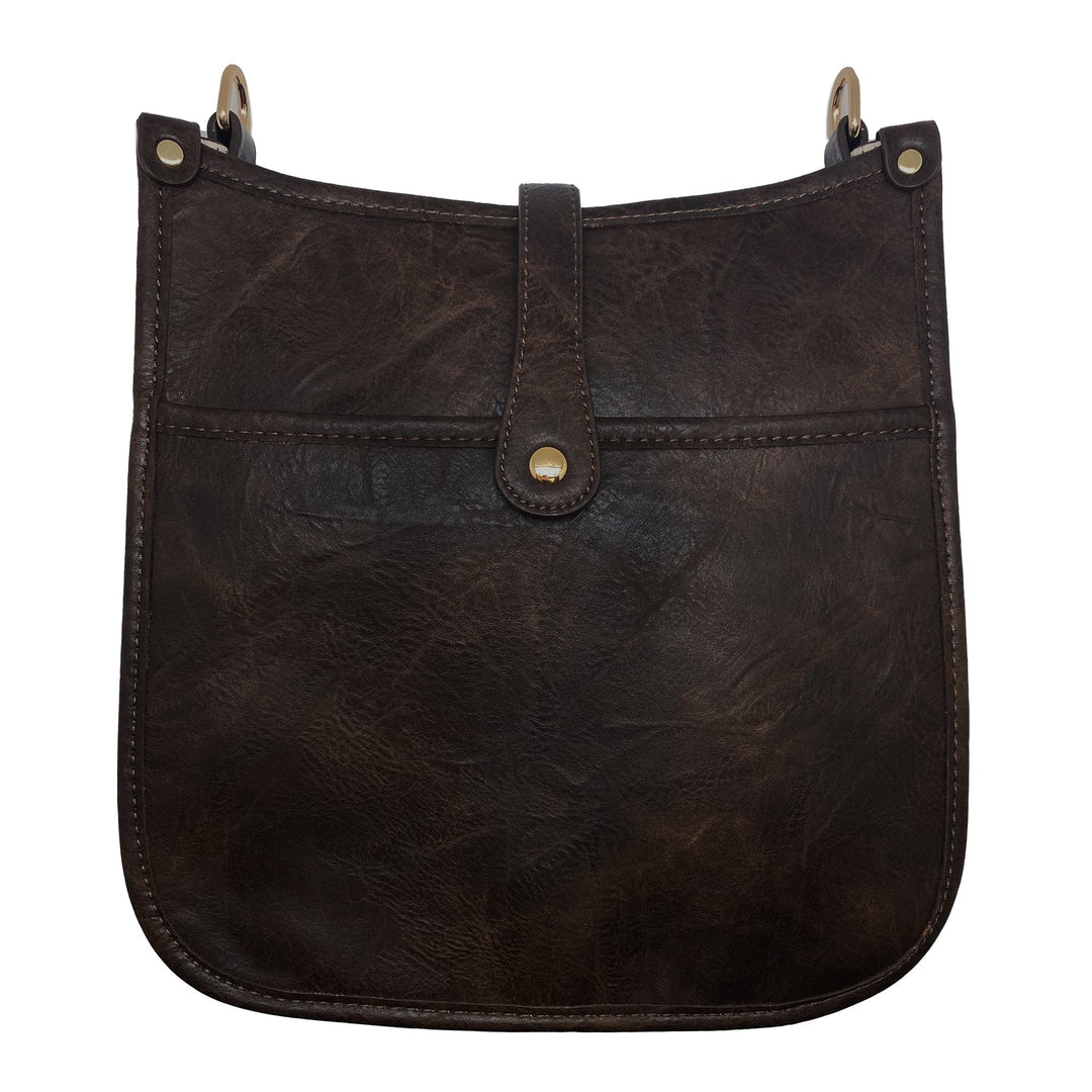 DISTRESSED CORBYN VEGAN MESSENGER BAG - Kingfisher Road - Online Boutique