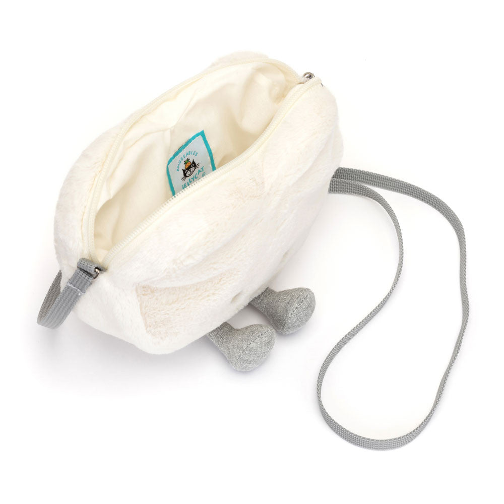 AMUSEABLES CREAM HEART BAG - Kingfisher Road - Online Boutique